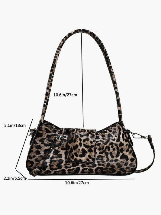 Luxe Leopard Shoulder Bag