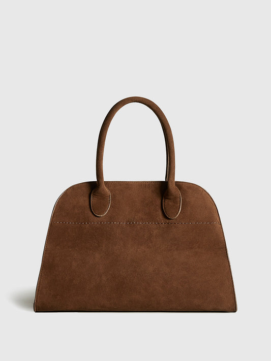 Minimalist Suede Handbag