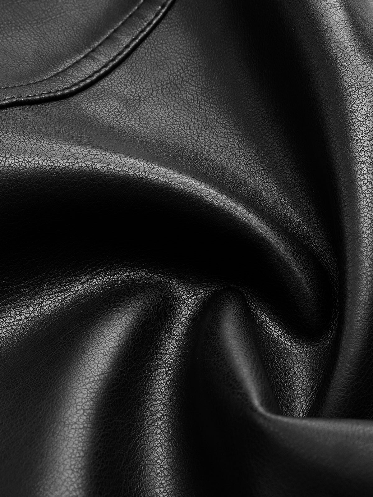 Atelier Cropped Leather Jacket | Oversized Lapel | Structured Silhouette