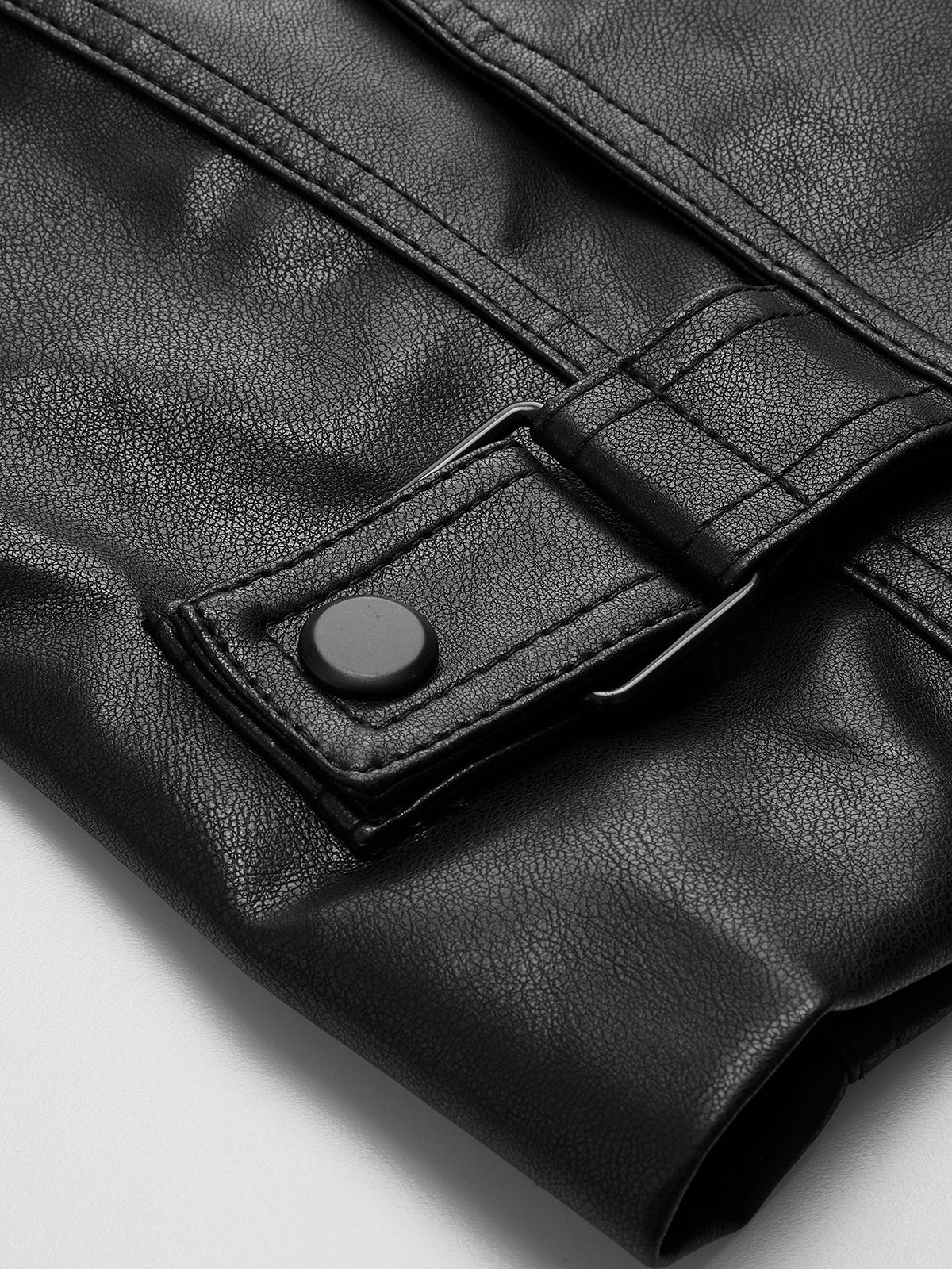 Atelier Cropped Leather Jacket | Oversized Lapel | Structured Silhouette