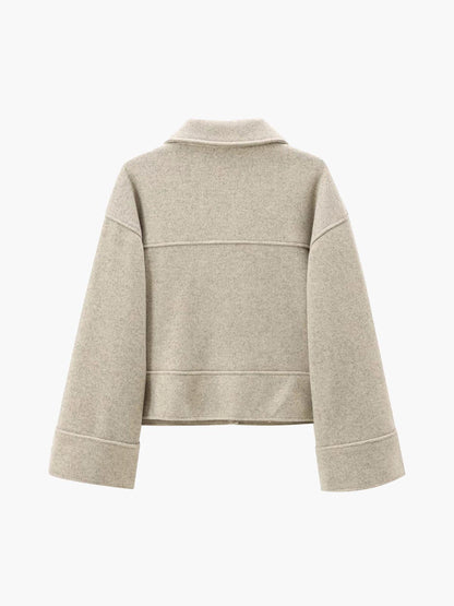 Maison Short Wool-Blend Jacket | Structured Fit