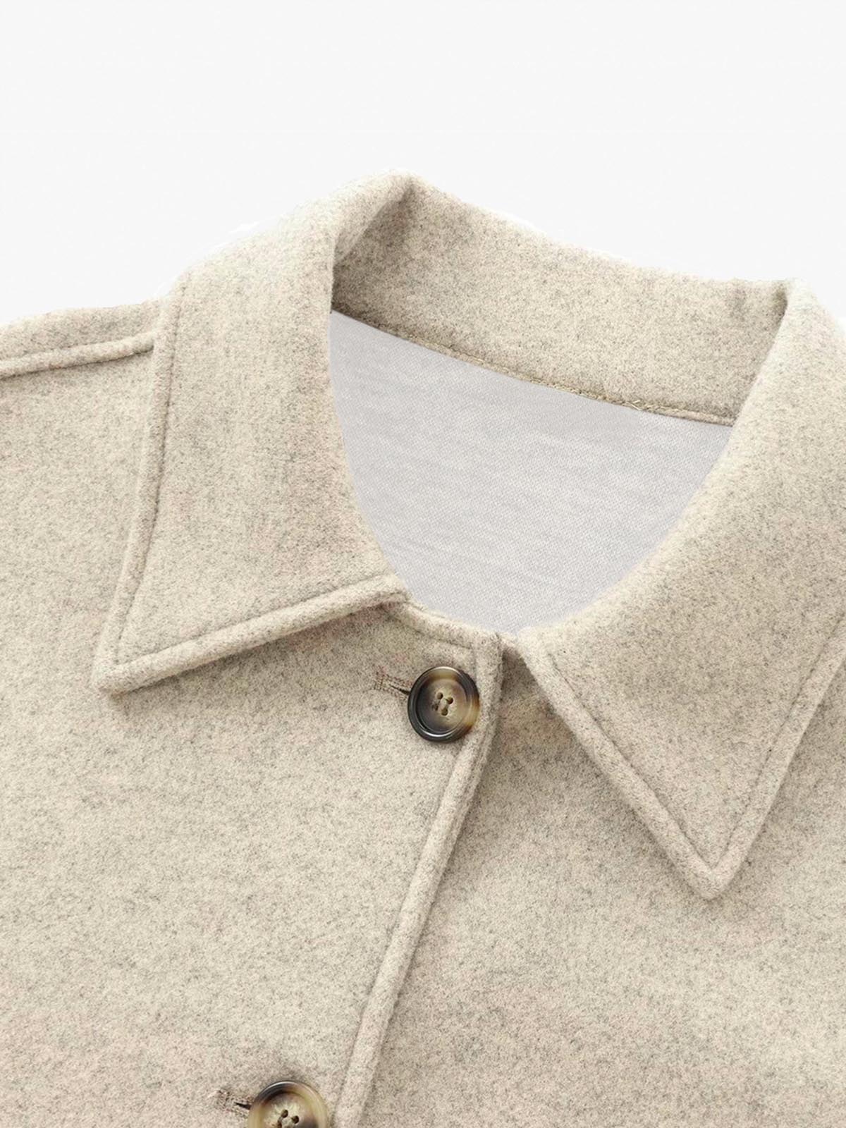 Maison Short Wool-Blend Jacket | Structured Fit