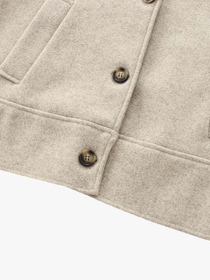 Maison Short Wool-Blend Jacket | Structured Fit