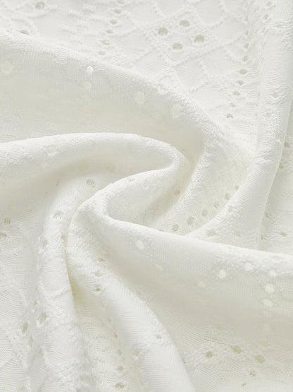 Semi-Sheer Stand Collar Side-Pleated Skinny Top