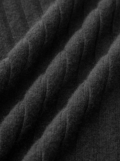 Ribbed Sweater Mini Dress long sleeve knit