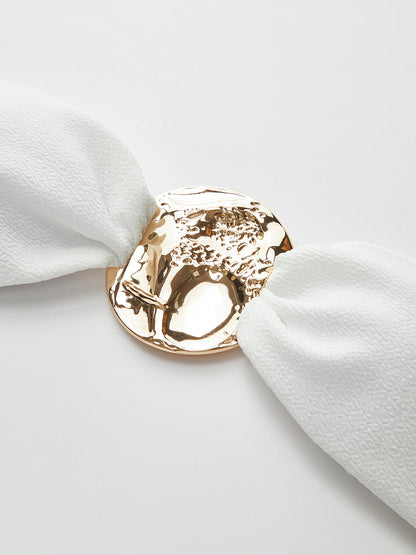 Gold Detail Bikini With Cover-Up