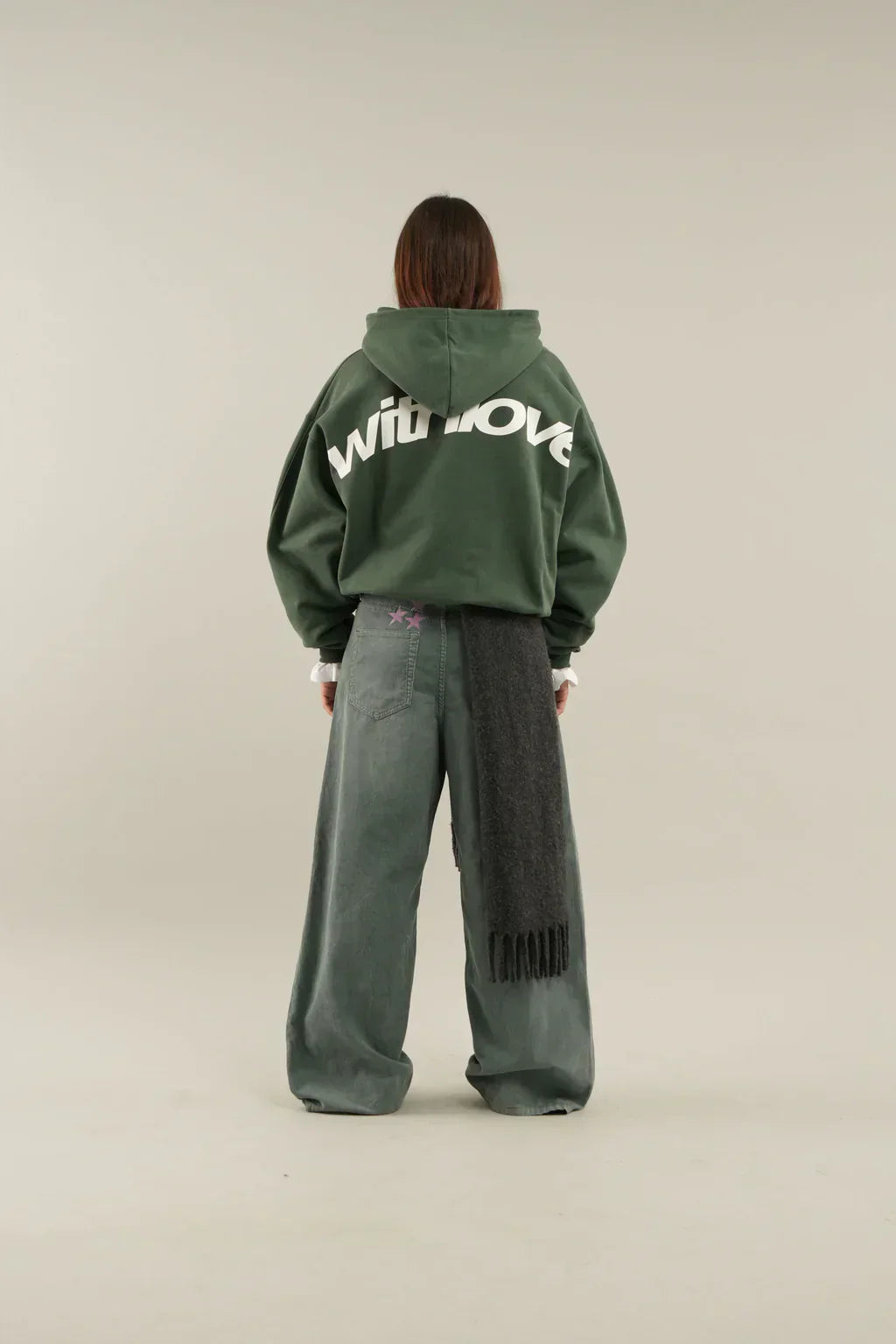 The viral "WITH LOVE" Hoodie Orange