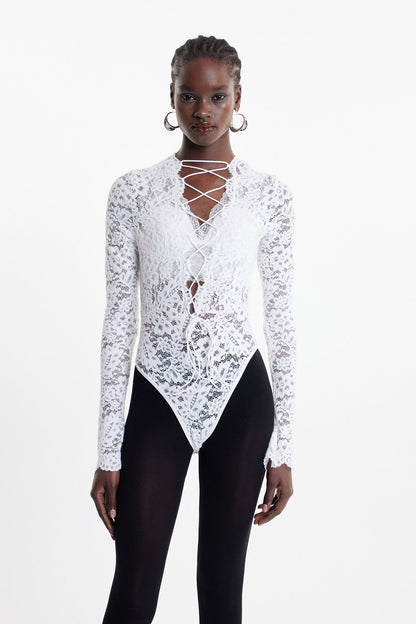 Babirye Plunge Lace Bodysuit