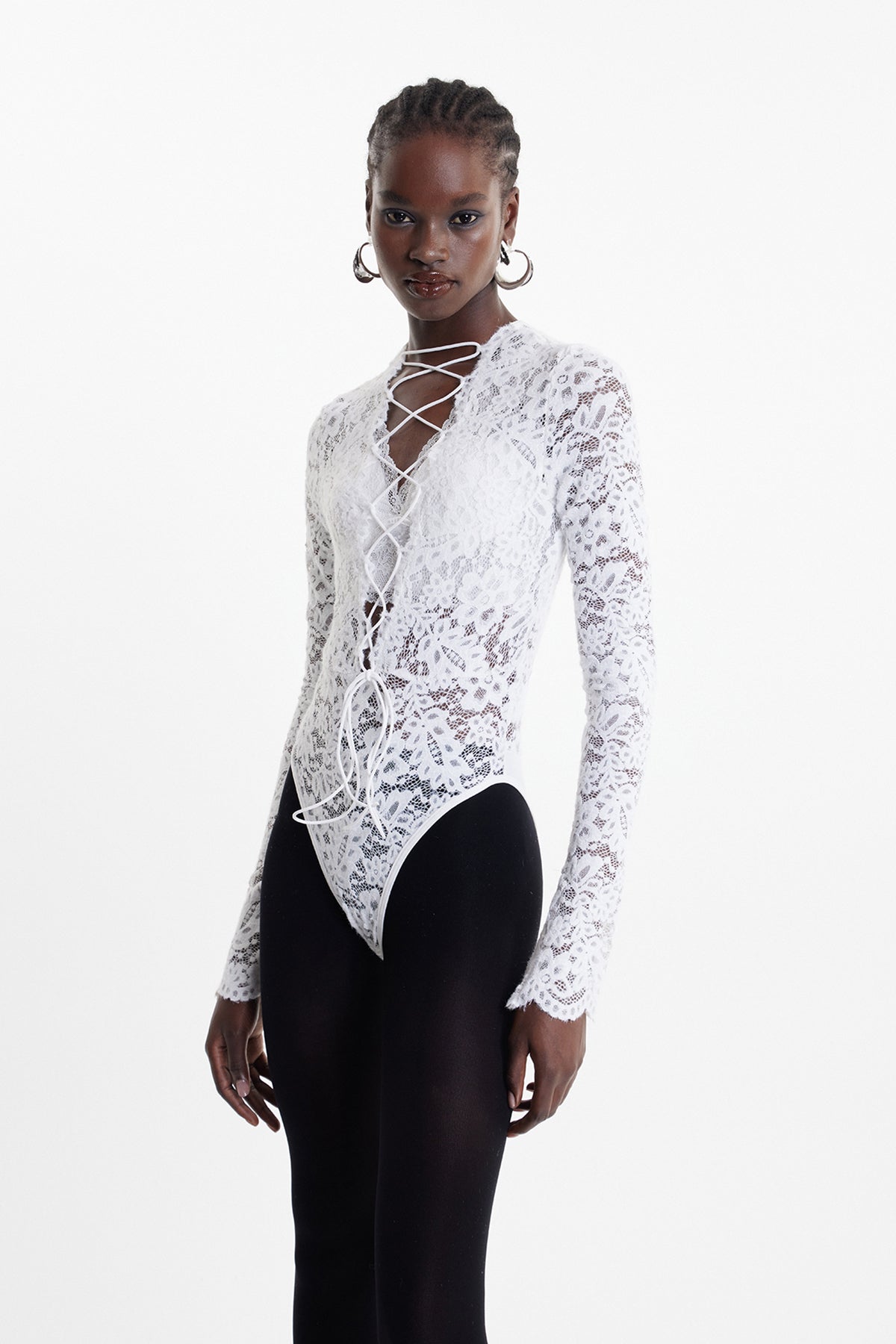Babirye Plunge Lace Bodysuit