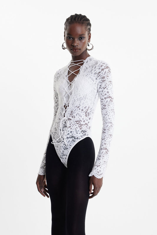 Babirye Plunge Lace Bodysuit