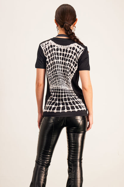 Barlaam Illusion Print T Shirt