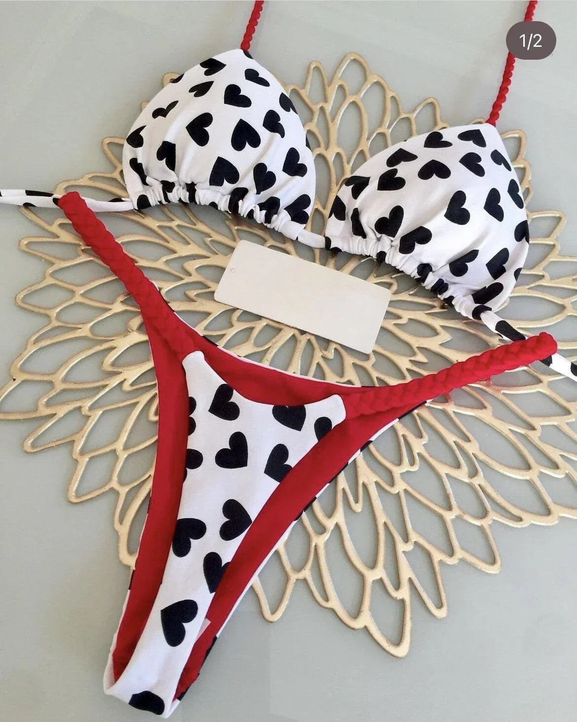 Triangle Bikini Print