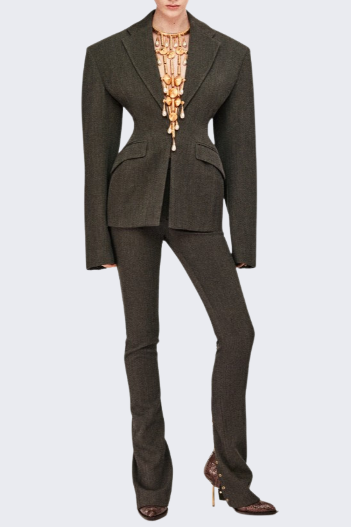 Blowa Lace Up Blazer