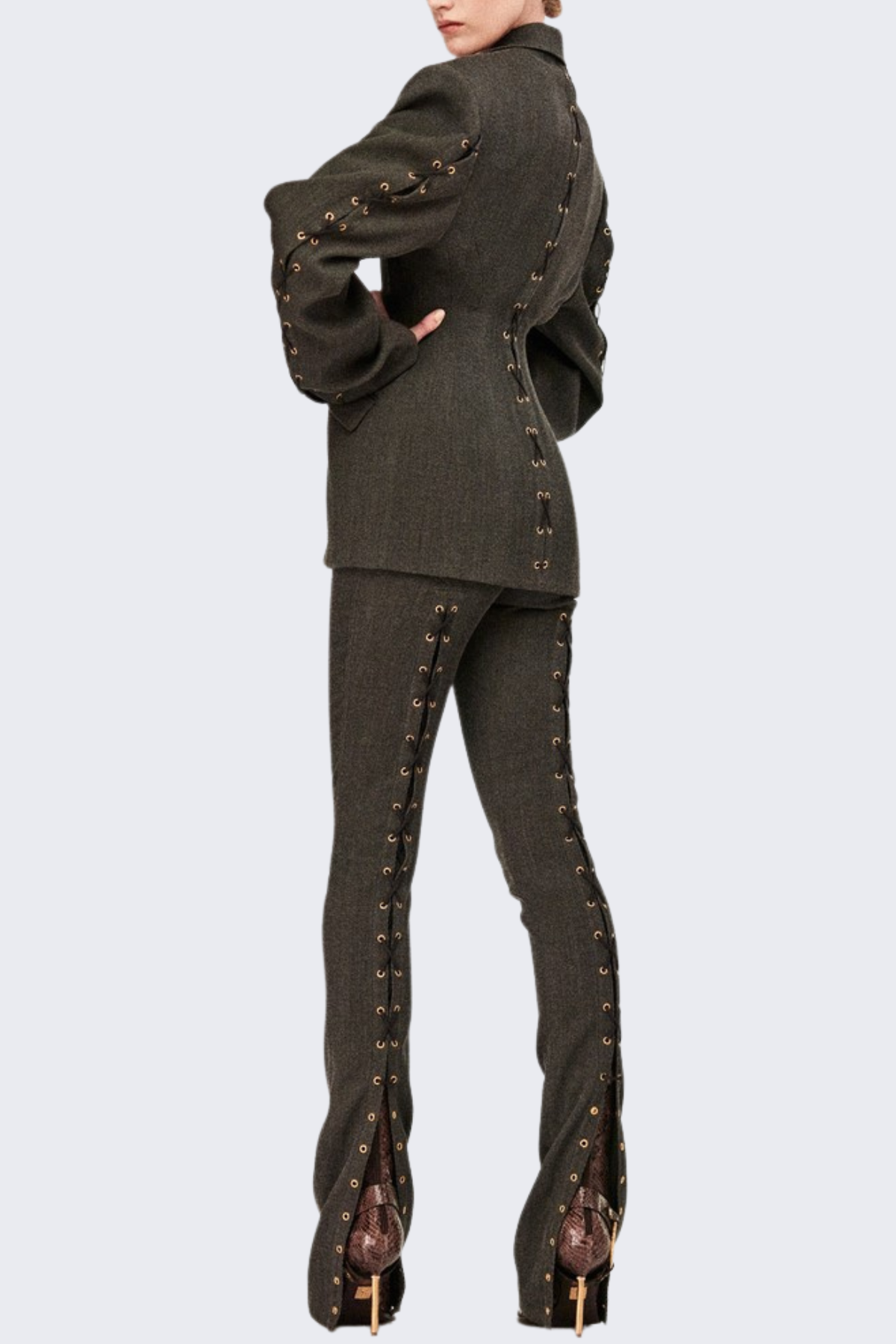 Blowa Lace Up Blazer