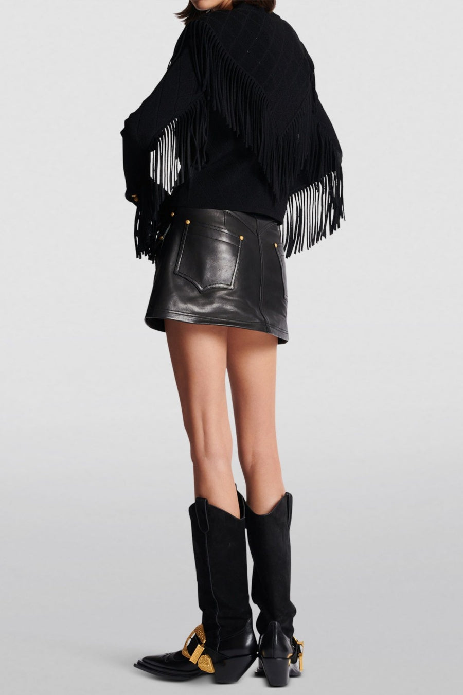 Briony Fringed Knit Cardigan