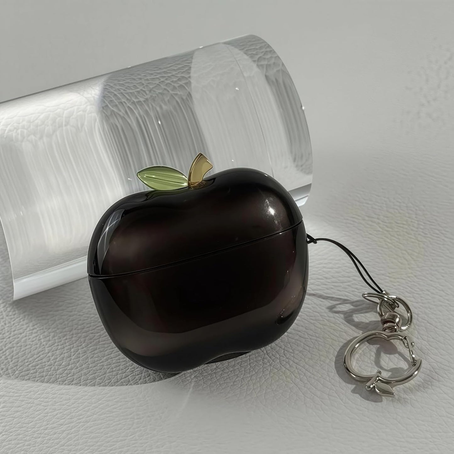 Apple Shaped Airpods Clear Case