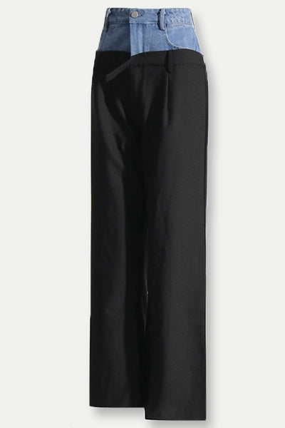 Catalina Patchwork Denim Pants