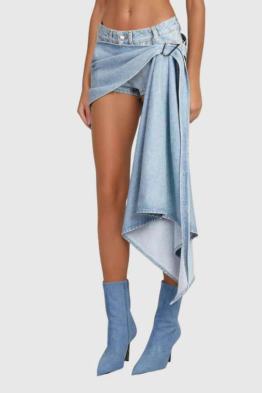 Chaac Fringe Ruch Shorts