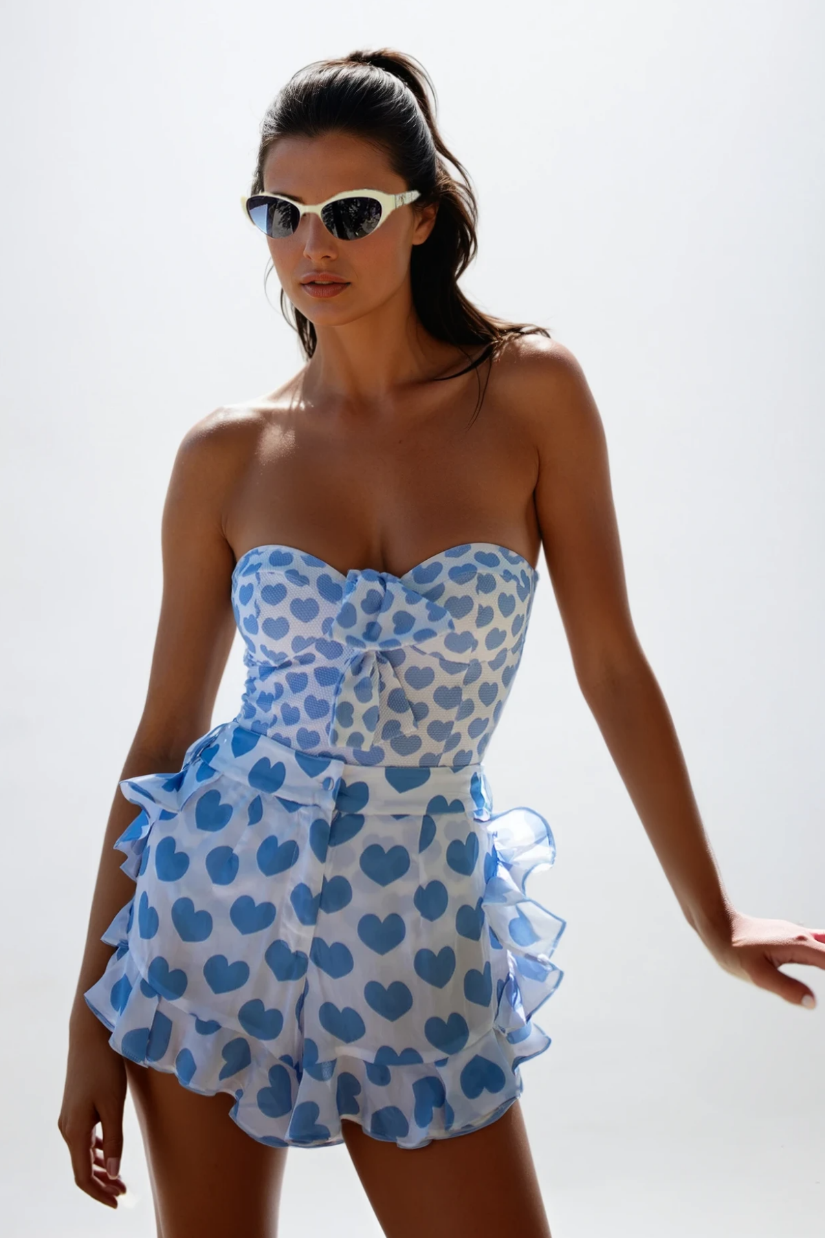 Chica Heart Sleeveless Swimwear