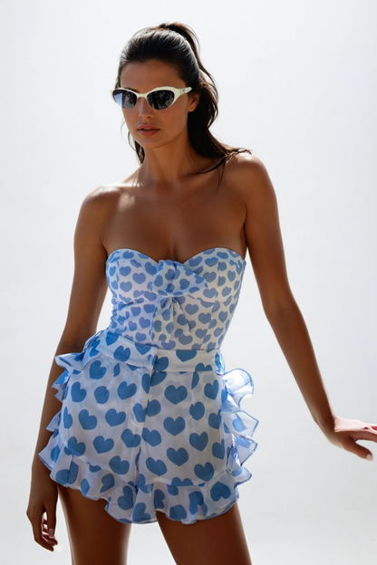 Chica Heart Sleeveless Swimwear