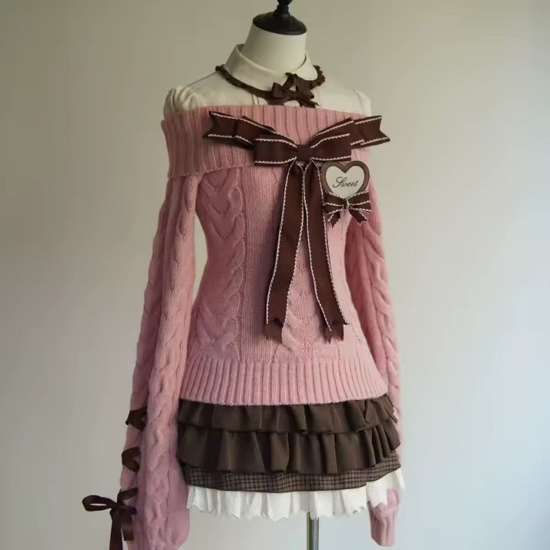 Choco Bow Coquette Set