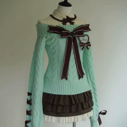 Choco Bow Coquette Set