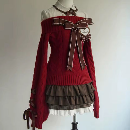 Choco Bow Coquette Set