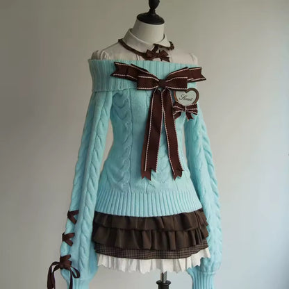 Choco Bow Coquette Set