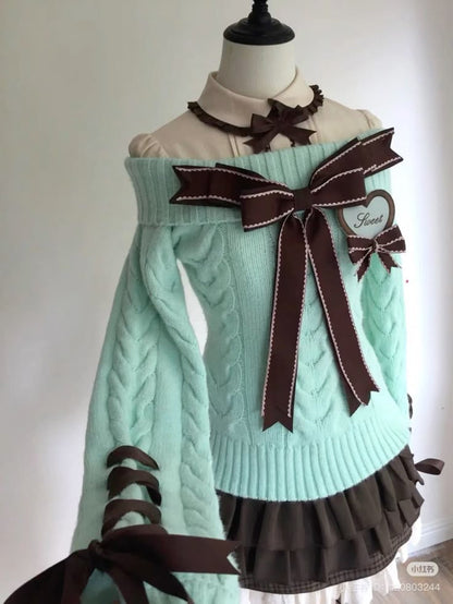 Choco Bow Coquette Set