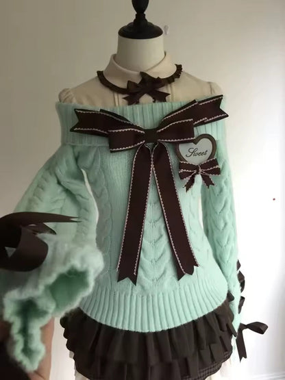 Choco Bow Coquette Set