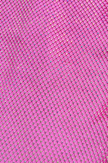 Clara Feather Diamante Midi Bandage Dress