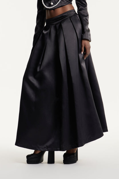 Clifton Pleated Maxi Skirt