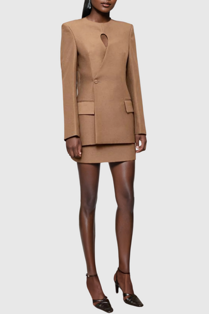 Cressida Cutout Asymmetric Blazer