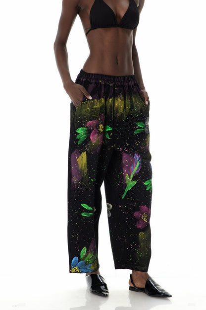 Curran Graffiti Floral Jeans