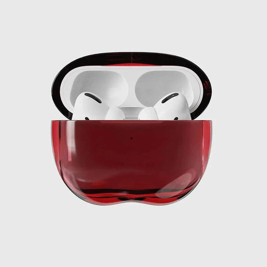 Apple Shaped Airpods Clear Case