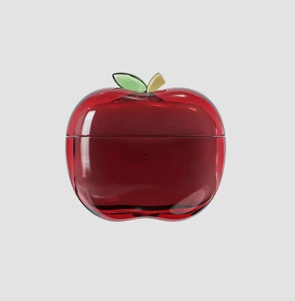 Apple Shaped Airpods Clear Case