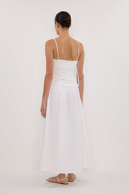Reena White Midi Dress