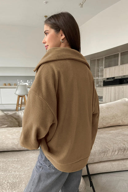 Women's  Half Zip Fleece Sweats