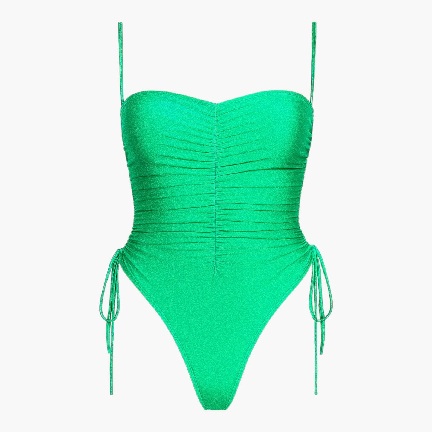 Voyage Ruched One Piece Swimsuit | Adjustable Straps Sculpting Fit