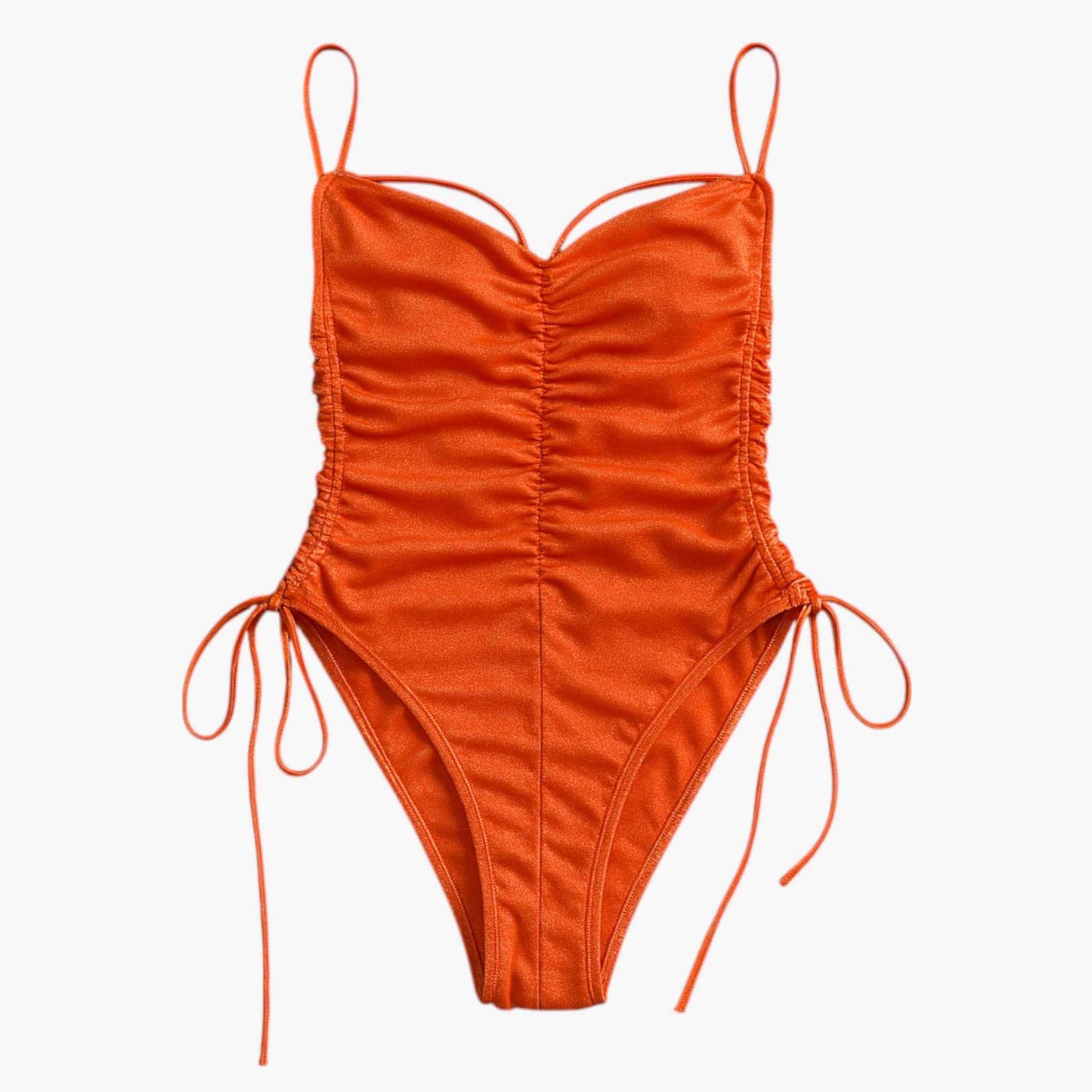 Voyage Ruched One Piece Swimsuit | Adjustable Straps Sculpting Fit