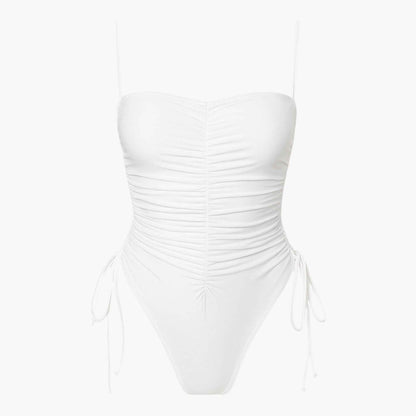 Voyage Ruched One Piece Swimsuit | Adjustable Straps Sculpting Fit