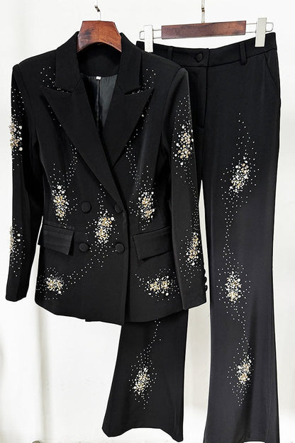 Dana Diamante Blazer Set