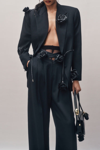 Danica Floral Cross Pants