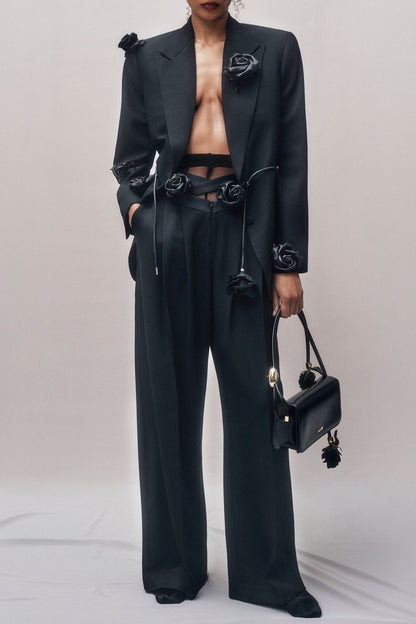 Danica Floral Cross Pants