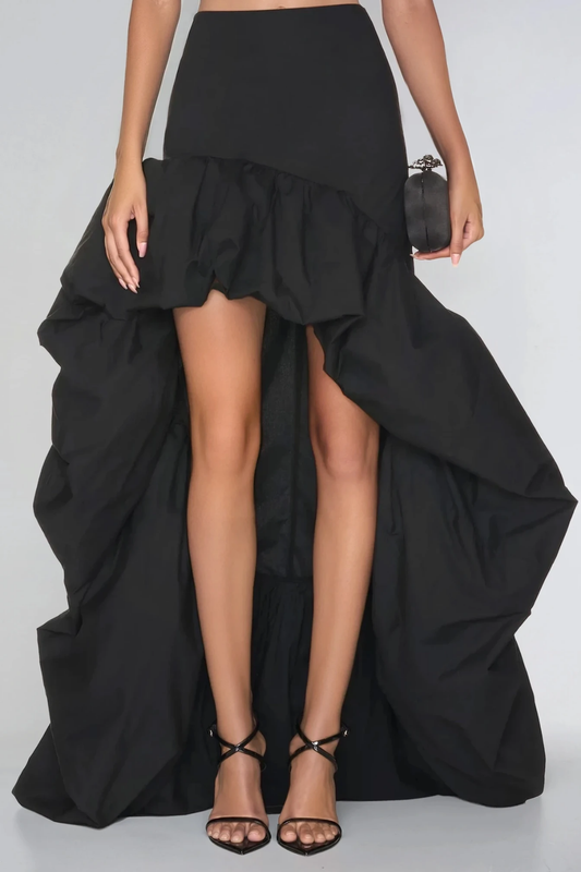 Dionysius Ruffle High Low Skirt