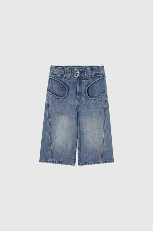 Docia Deconstruct Capri Jeans