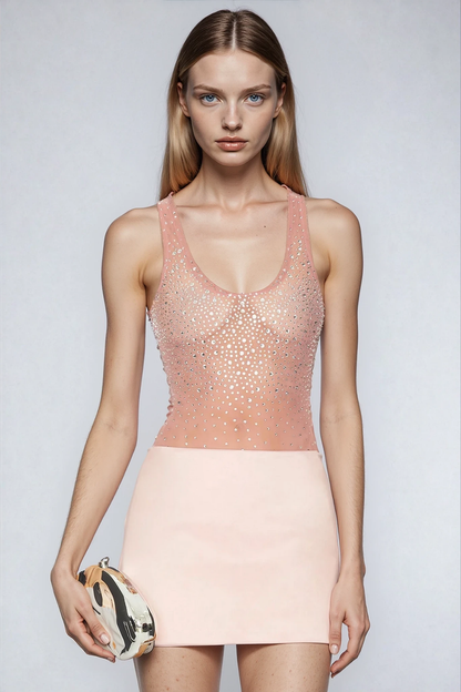 Domonkos Rhinestone Bodysuit