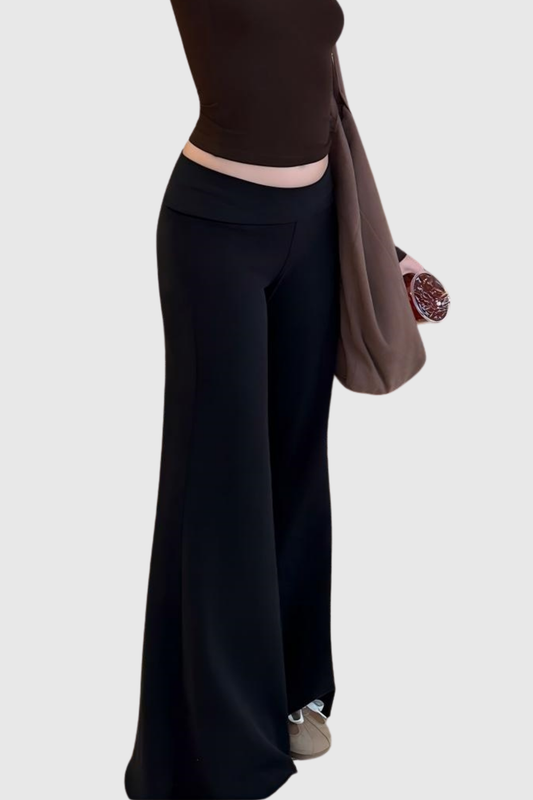 Donatella Bootcut Pants In Black