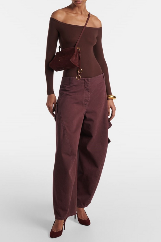 Donnal Cargo Pants - Purple