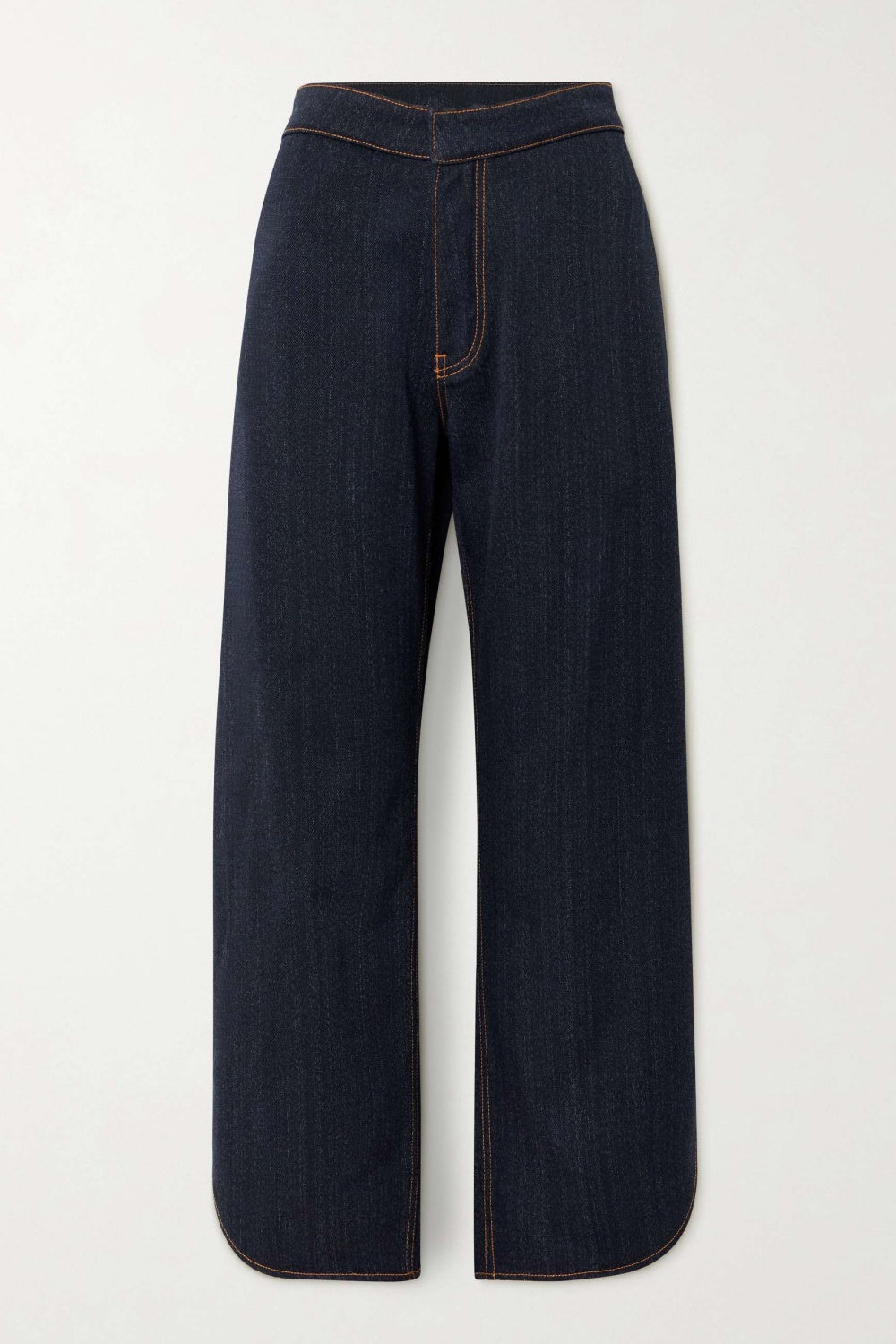 Erlinda Round Jeans - Black